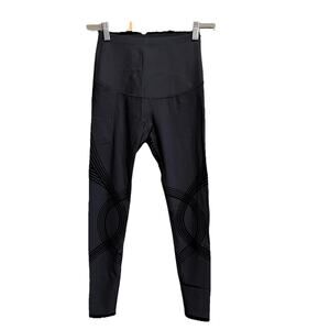 Fanka Black Body Sculpt Side Pocket Women's Activewear Leggings Size Small